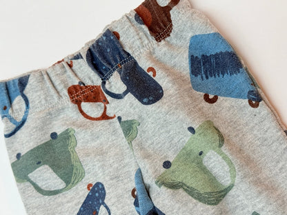 Carter's Gray Car Print Pants 6M
