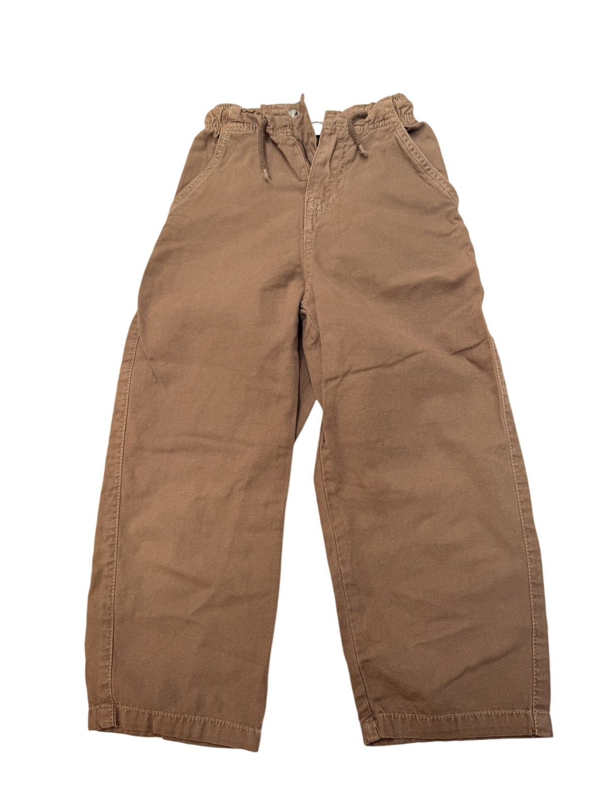 Zara Brown Twill Joggers Size 5Y