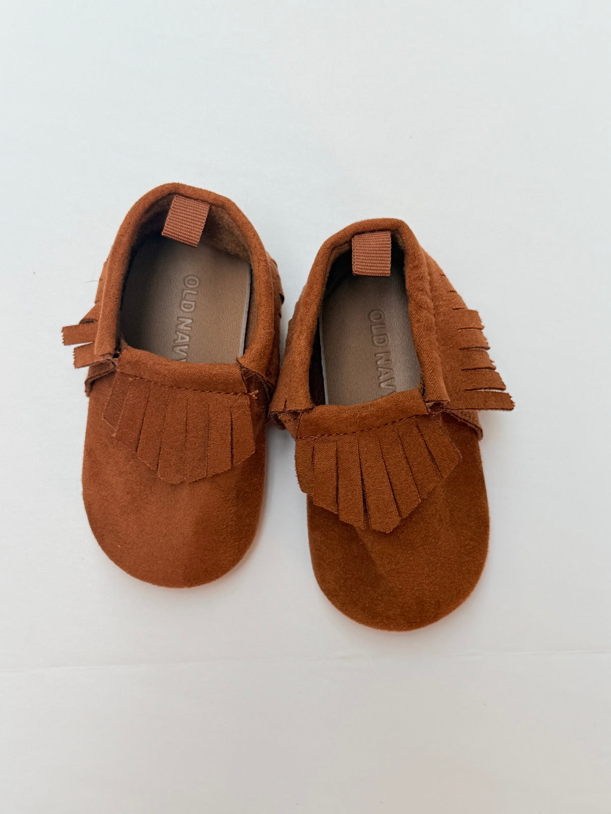 Old Navy Cognac Moc Boot Moccasins 6-12M
