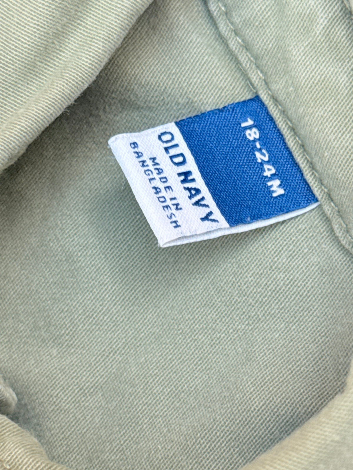 Old Navy Olive Green Jumpsuit 18-24M