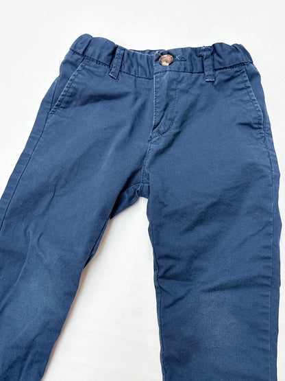 H&M Navy Chino Pants 2-3Y