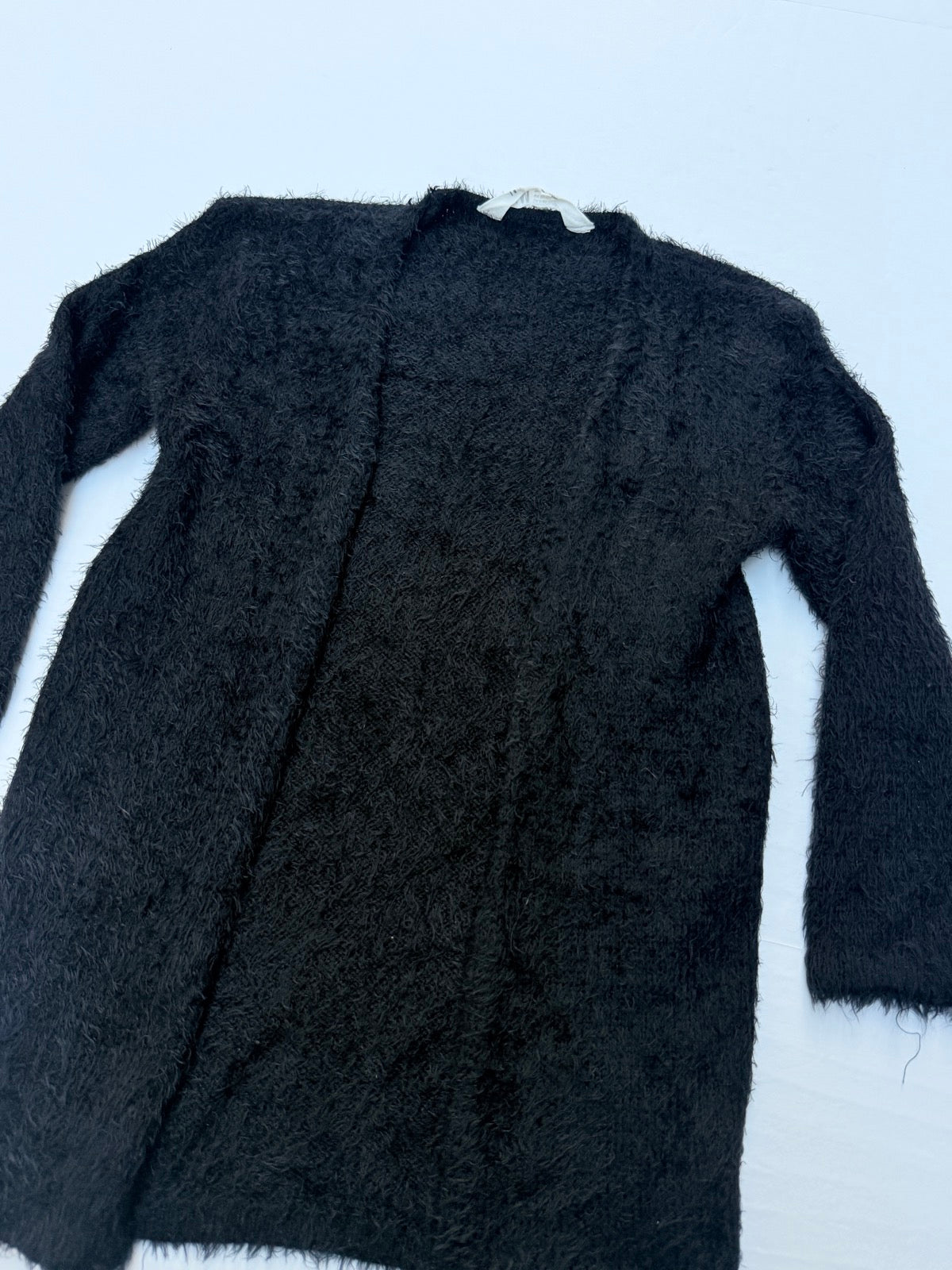 H&M Black Fuzzy Cardigan Size 2-4Y