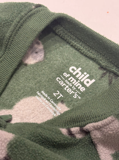 Carter's Raccoon Fleece Footed Sleeper 2T