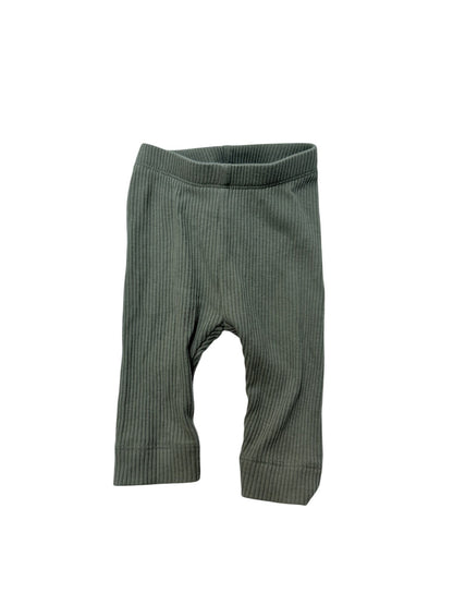 Old Navy Olive Ribbed Leggings 0-3M