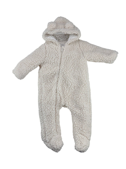 Zara Sherpa Bear Ear Snowsuit 3-6M