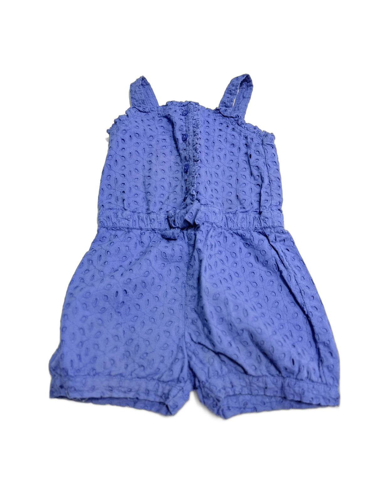 babyGap Purple Eyelet Romper 2T