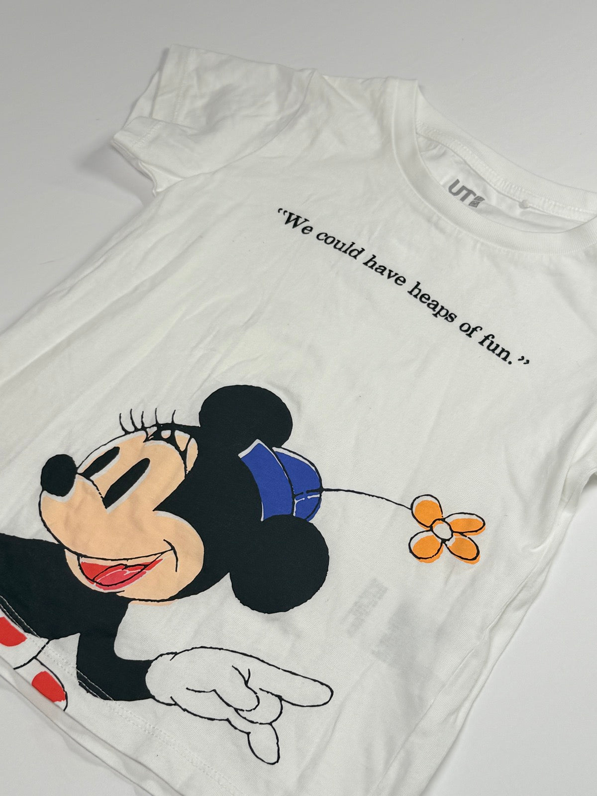 Uniqlo UT Disney Minnie Mouse Tee Size 3Y