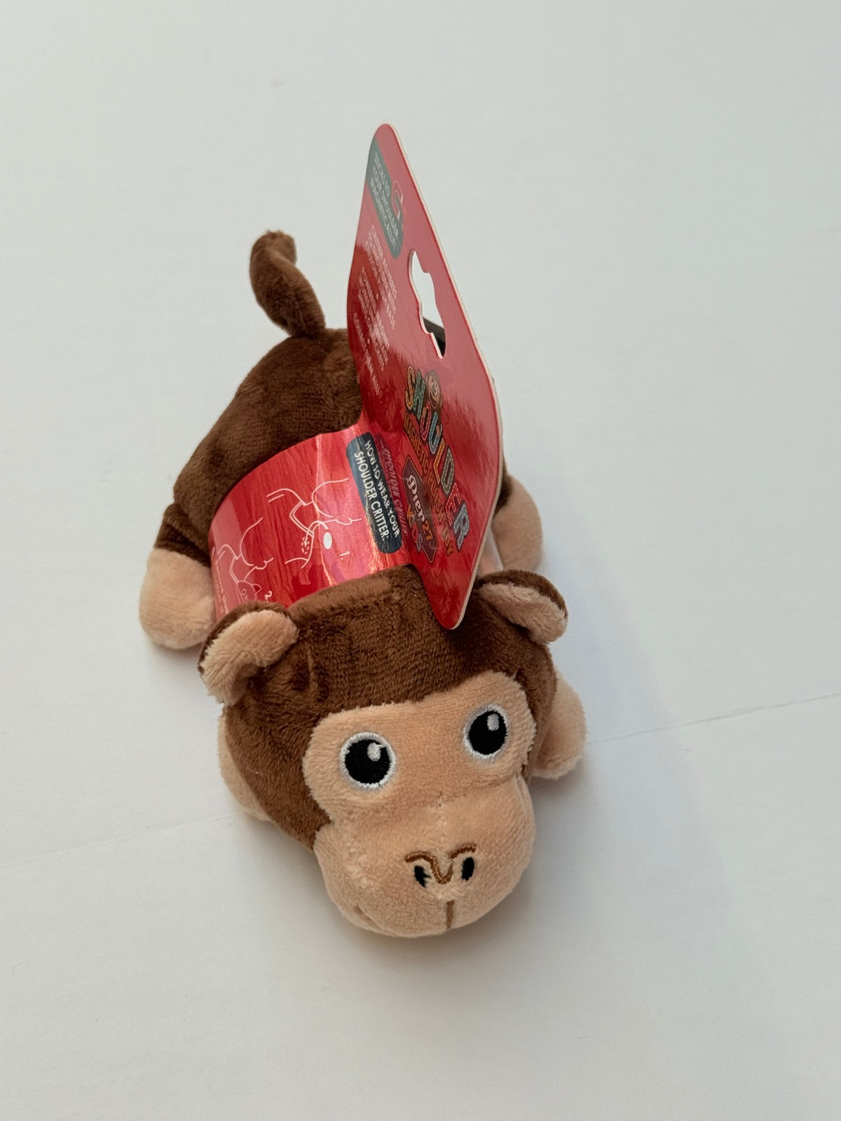 NWT - Pier 27 Kids Shoulder Magnetic Plush Monkey Toy