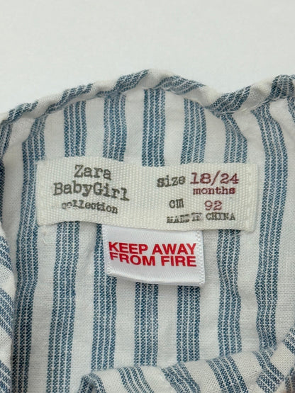 Zara Baby Girl Striped Romper 18/24M