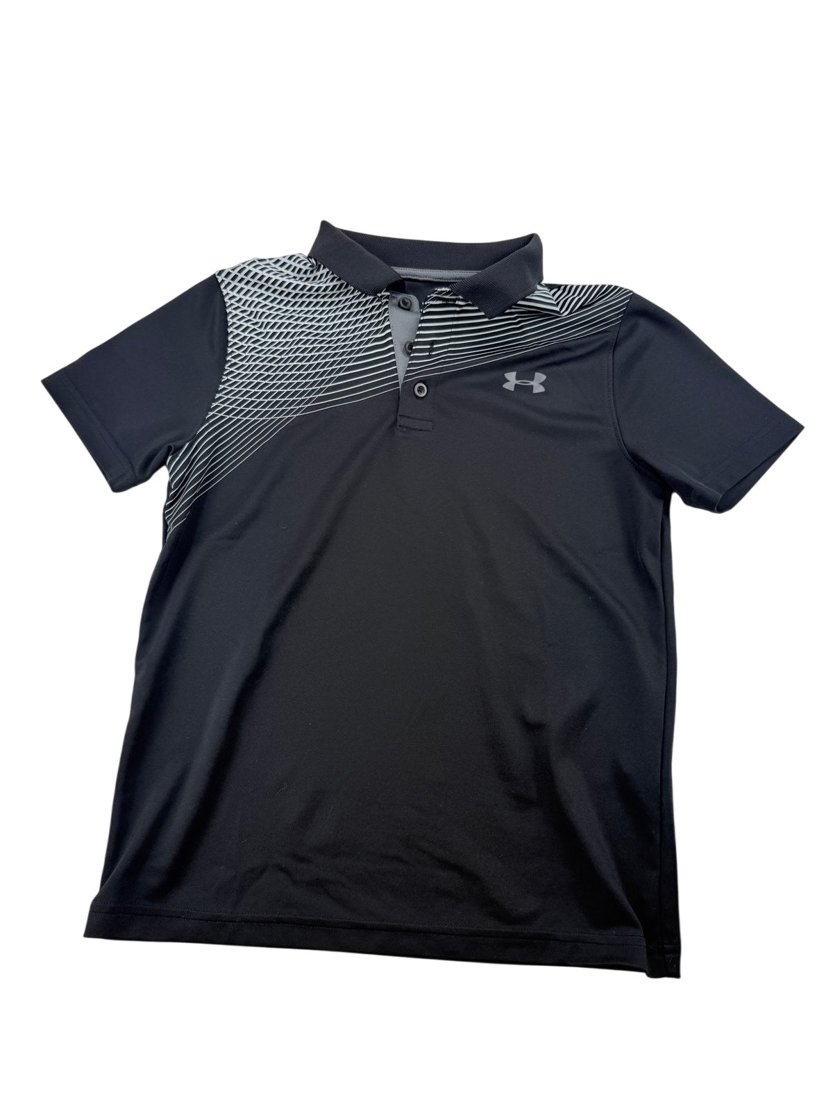 Under Armour Black Heatgear Polo YMD 10
