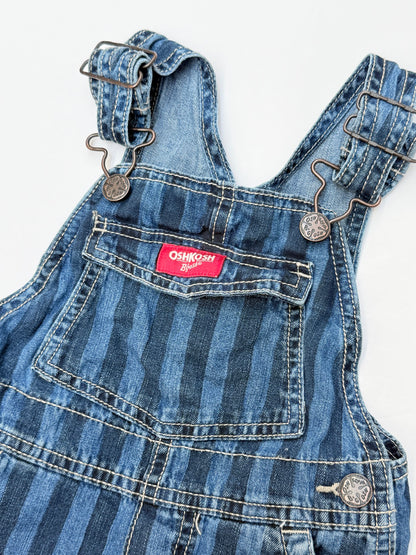 OshKosh B'gosh Striped Denim Shortalls