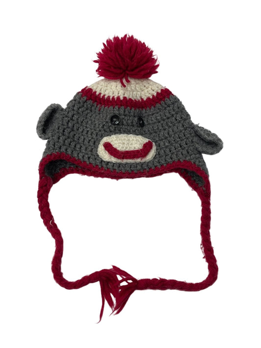 Handmade Crochet Sock Monkey Hat 6-12M