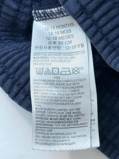 Baby Gap Navy Fleece Joggers 12-18M