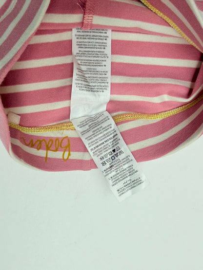 Mini Boden Pink Stripe Leggings 5-6y