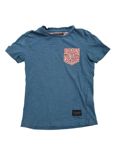 Silver Jeans Co. Blue Pocket T-Shirt Size 6