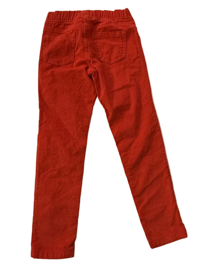 Boden Red Corduroy Skinny Pants 7Y