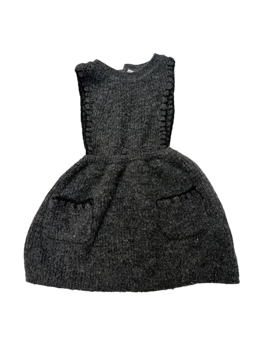 Zara Gray Knit Sweater Dress 1/2Y