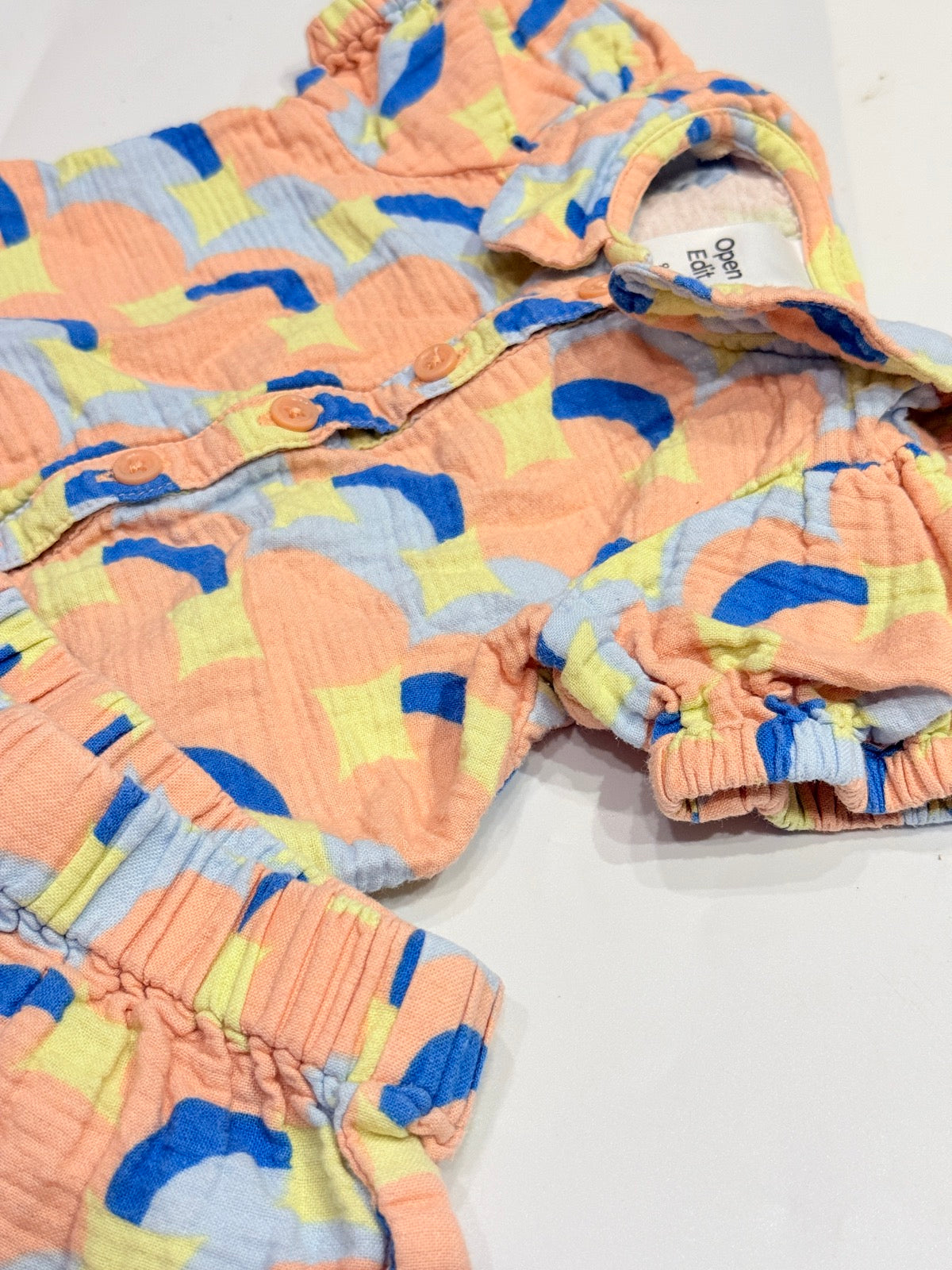 Open Edit Abstract Print Muslin Set 9M