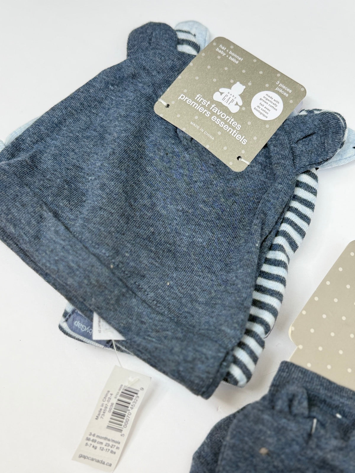 Baby Gap First Favorites Hat Mittens Set 3-6m