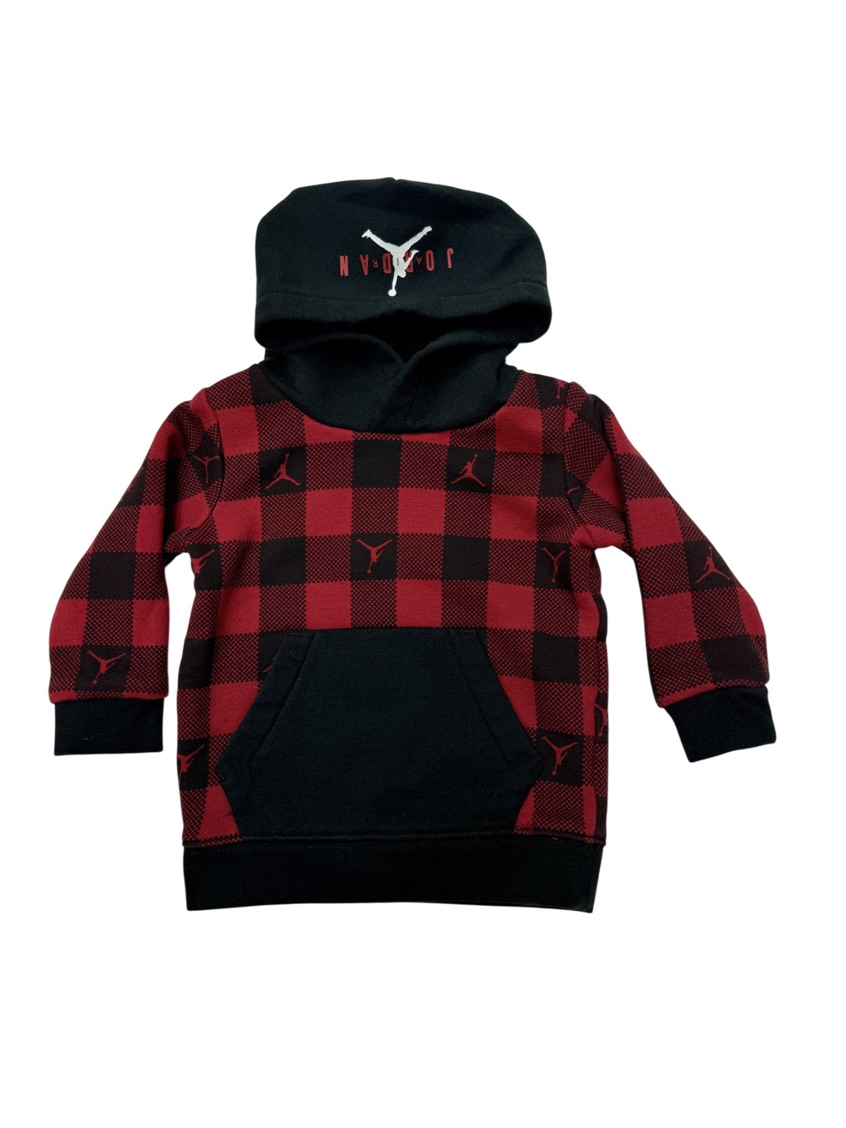 Jordan Buffalo Plaid Hoodie 12M