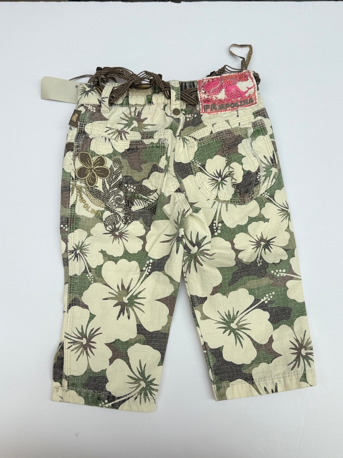 NWT - Pampolina Camo Floral Print Pants 2T
