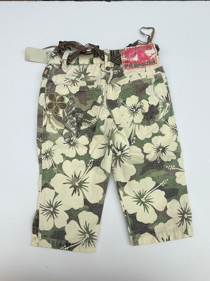 NWT - Pampolina Camo Floral Print Pants 2T
