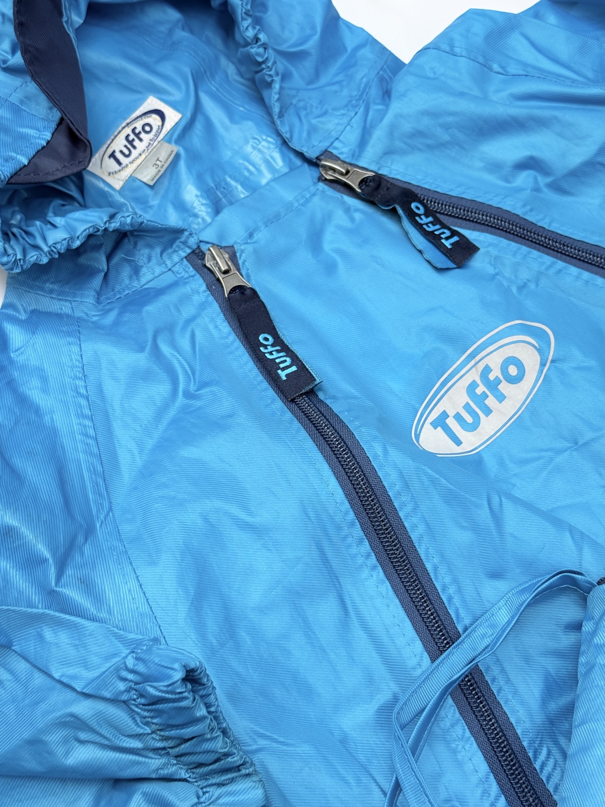 Tuffo Teal Rain Suit Set 3T
