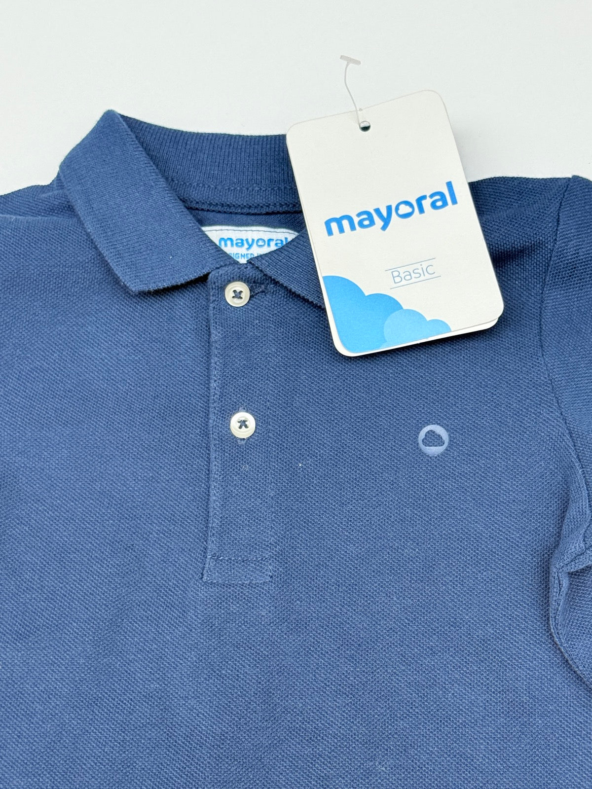 NWT - Mayoral Navy Pique Polo Shirt 18-24M