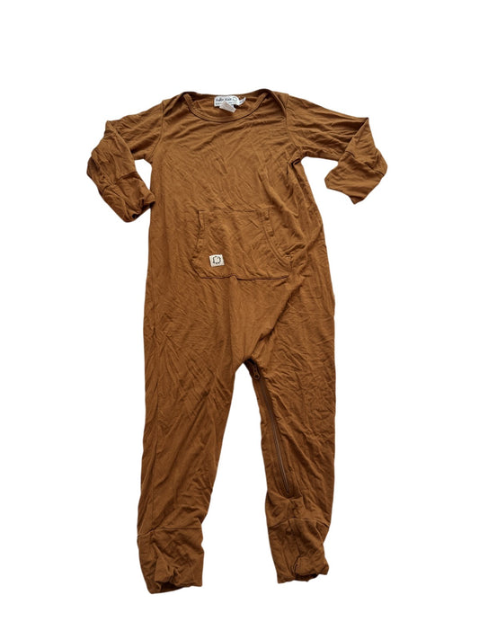 Huro Kids Brown Bamboo Romper 18-24m