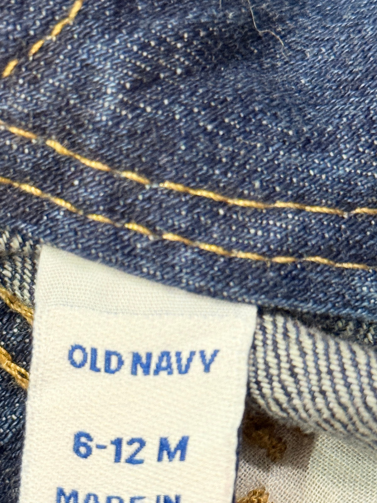 Old Navy Denim Overalls 6-12M