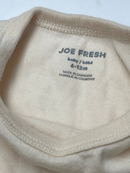 Joe Fresh Cream Long Sleeve T-Shirt 6-12M