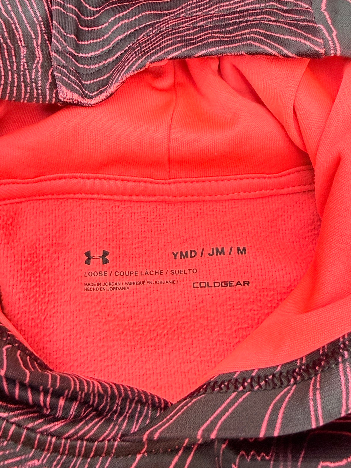 Under Armour ColdGear Print Hoodie Youth Medium 10