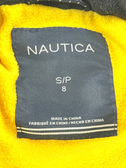 Nautica Black Hooded Puffer Jacket Size 8