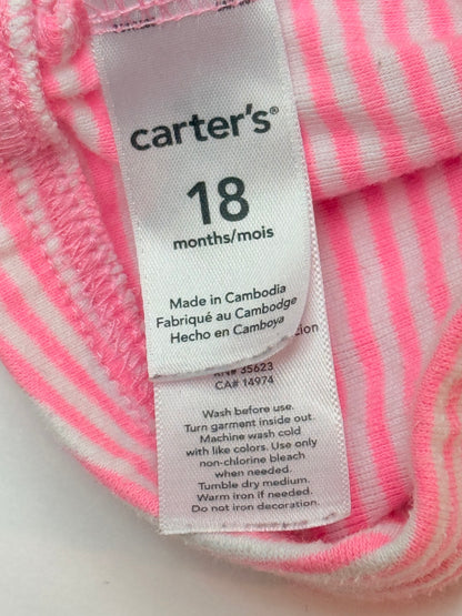 Carter's Pink Striped Shorts 18M