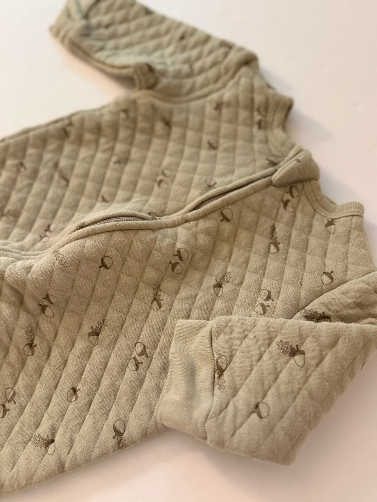 Rabbit Bear Organic Quilted Footed Sleeper 6-9M