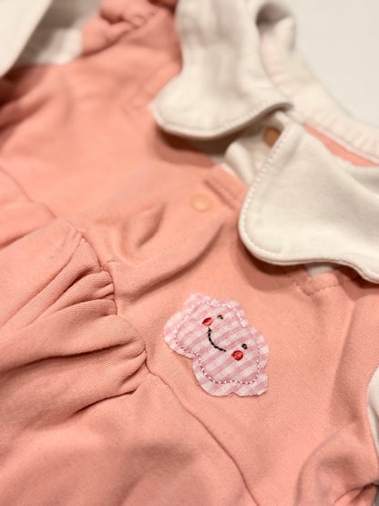 Xumplo Pink Romper Set 0-3M