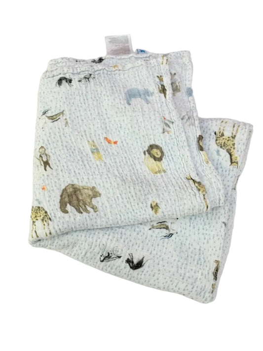 Little Unicorn Cotton Muslin Blanket