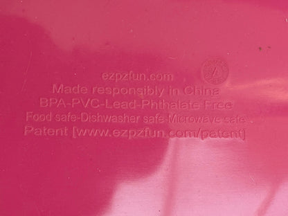 ezpz Mini Mat Silicone Suction Plate Pink
