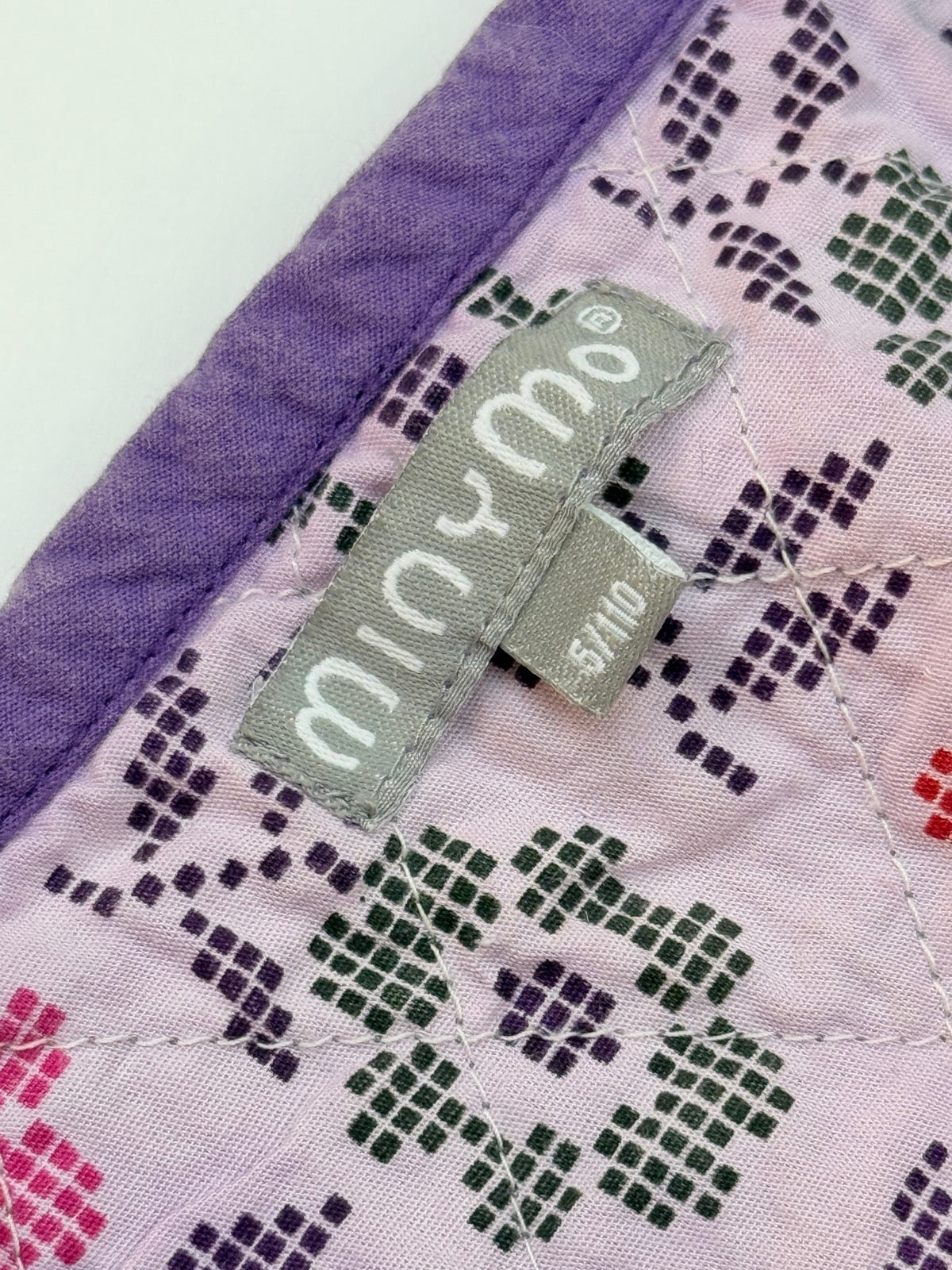 Minymo Reversible Plaid Floral Vest Size 5