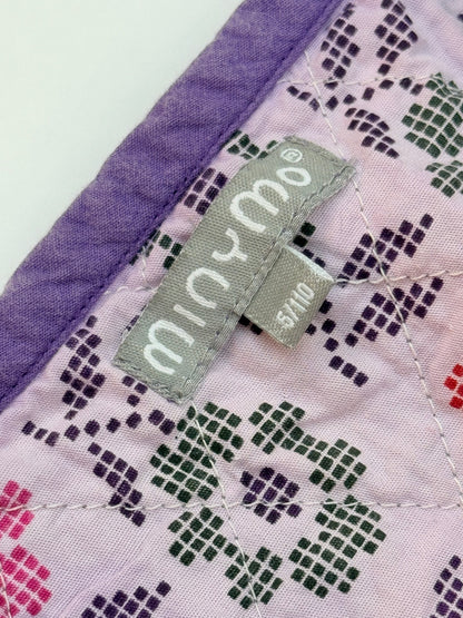 Minymo Reversible Plaid Floral Vest Size 5