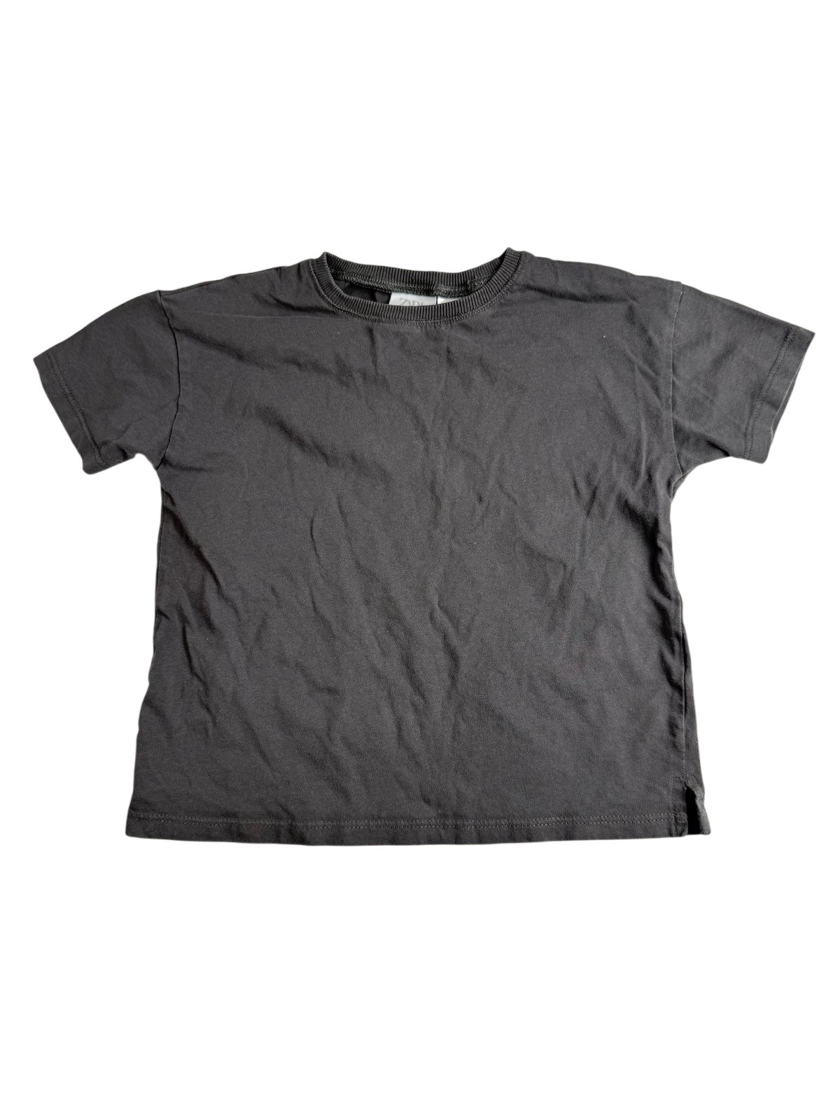 Zara Charcoal Gray T-Shirt 3-4Y