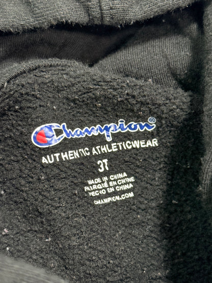 Champion Black Pullover Hoodie 3T