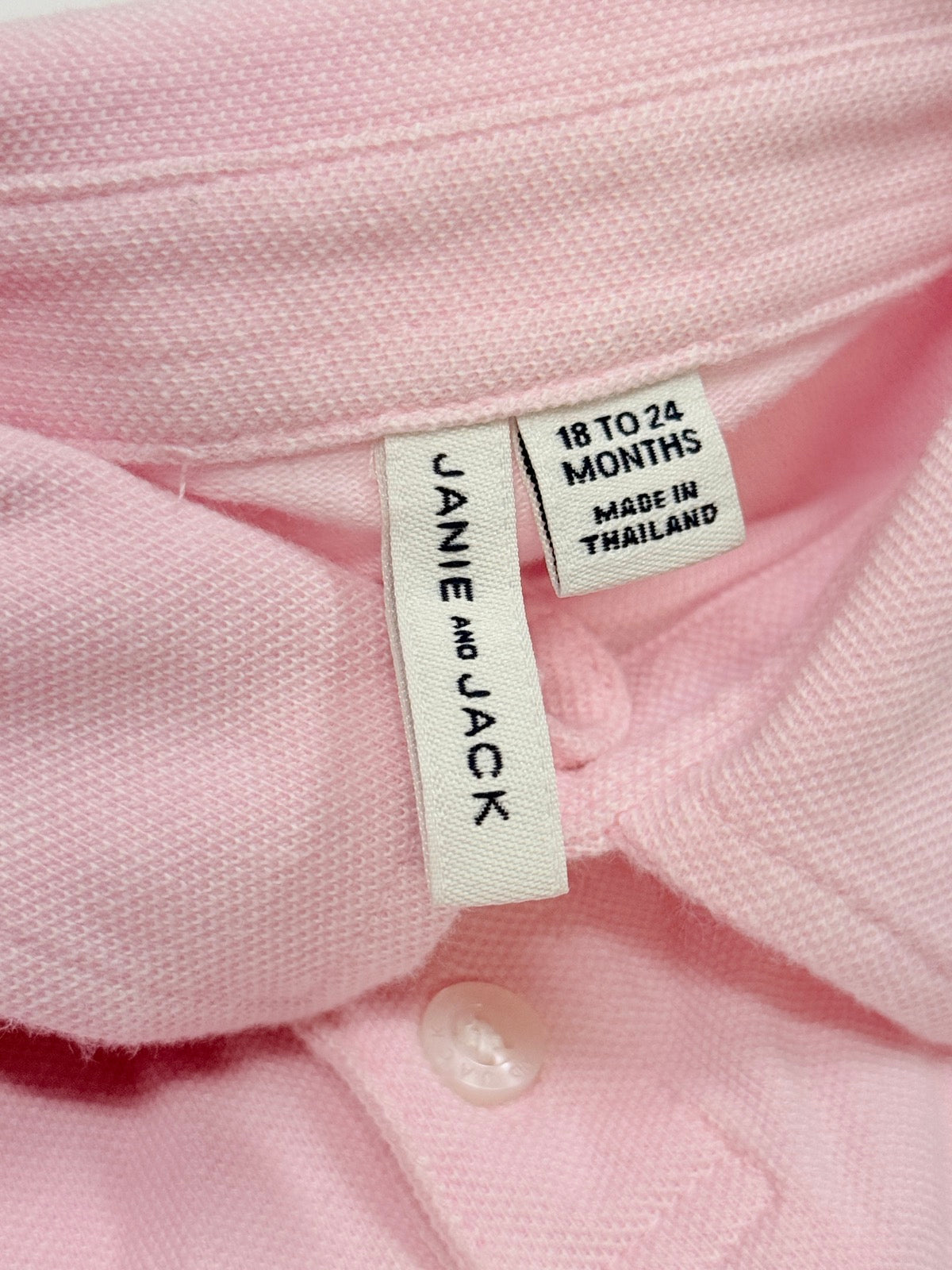 Janie and Jack Pink Polo Shirt 18-24m