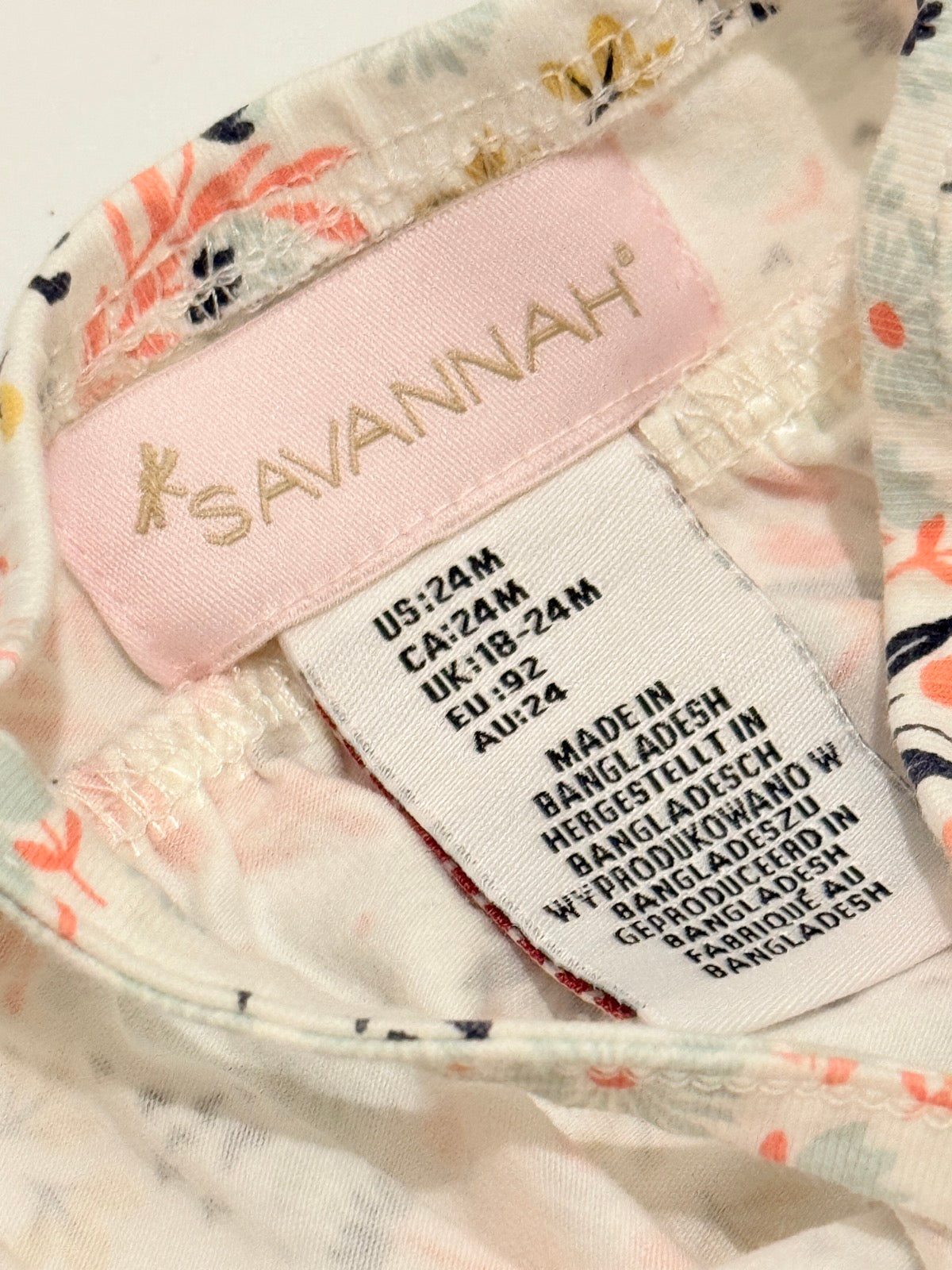 Savannah Floral Sundress 24M