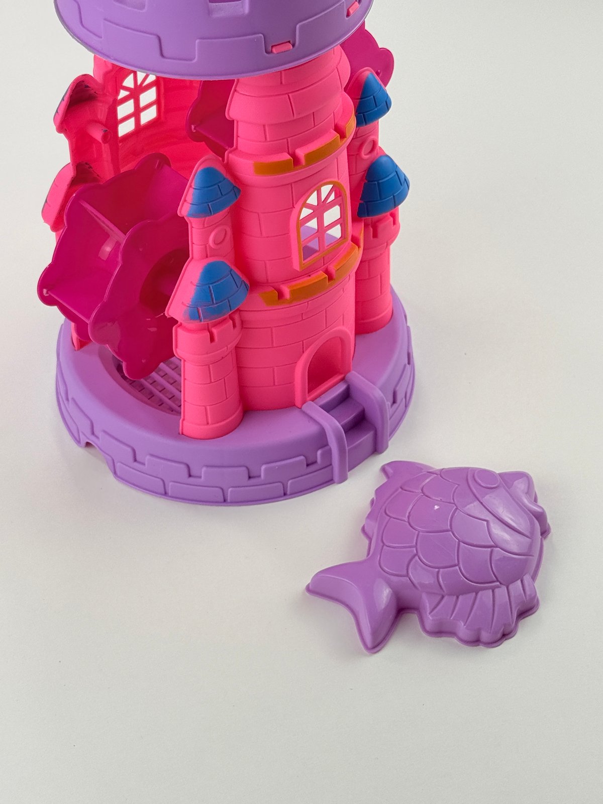 Pink Purple Castle Sand Water Wheel Toy