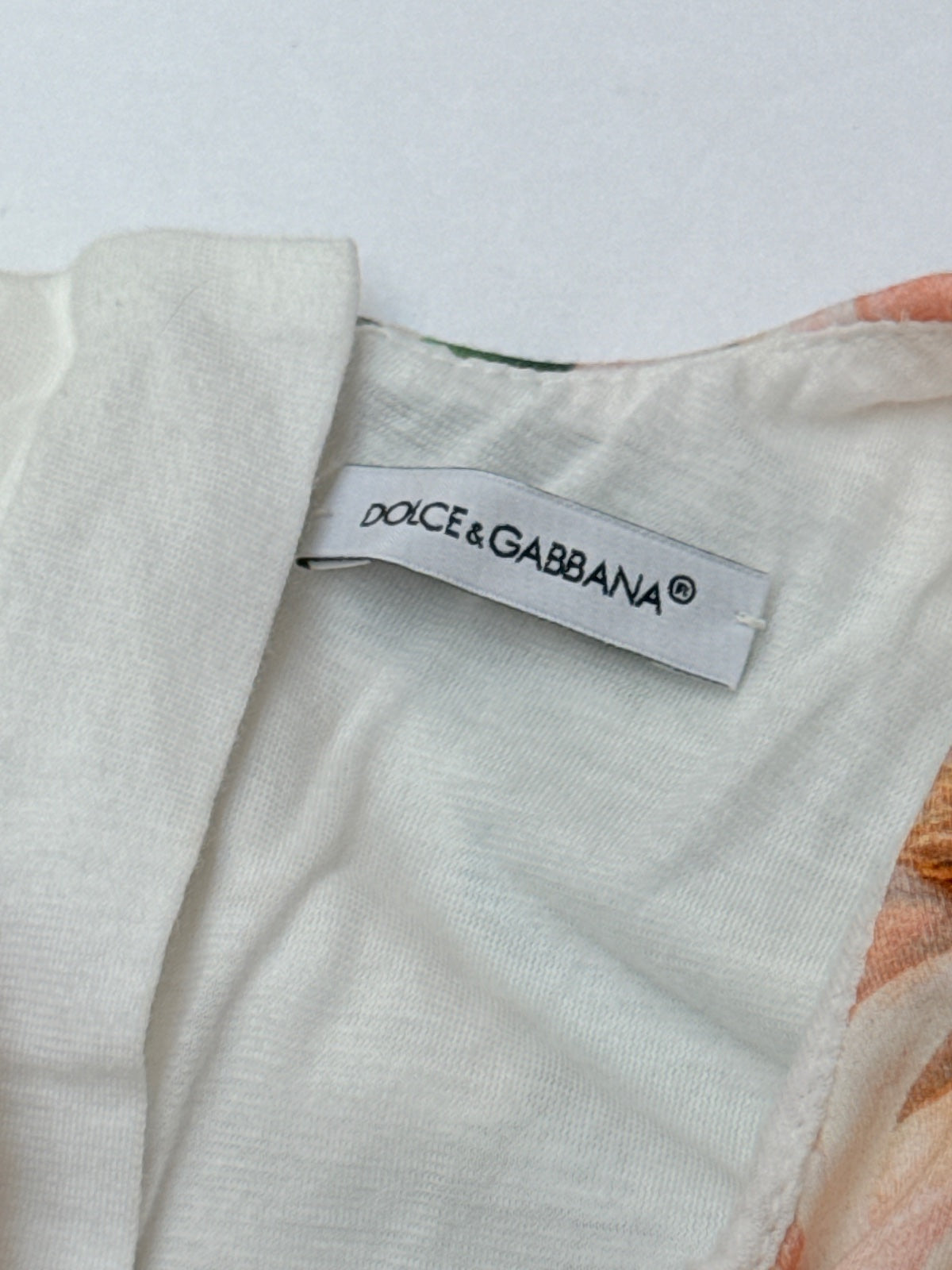 Dolce & Gabbana Floral Sleeveless Dress Size 4