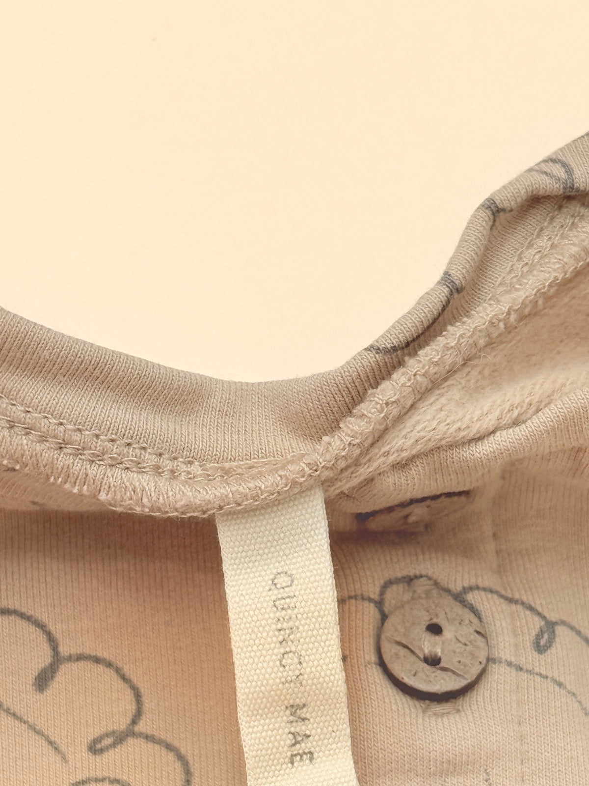 Quincy Mae Lion Print Romper 3-6m