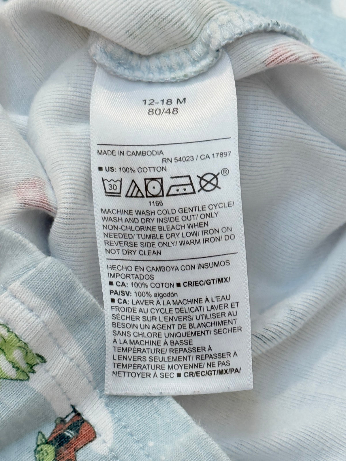 Old Navy Star Wars Snow Pajama Set 12-18M