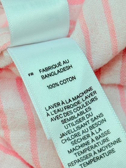 Joe Fresh Pink Stripe Button Shirt Size 4