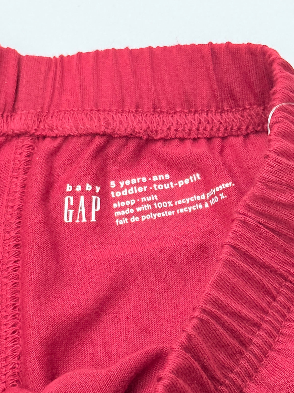 Gap Baby Red Pajama Size 5
